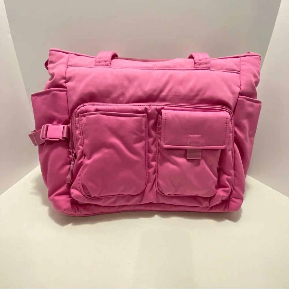 💐 Vera Bradley Utility Tote Bag. NWT. Rich Orchid. - Picture 3 of 16